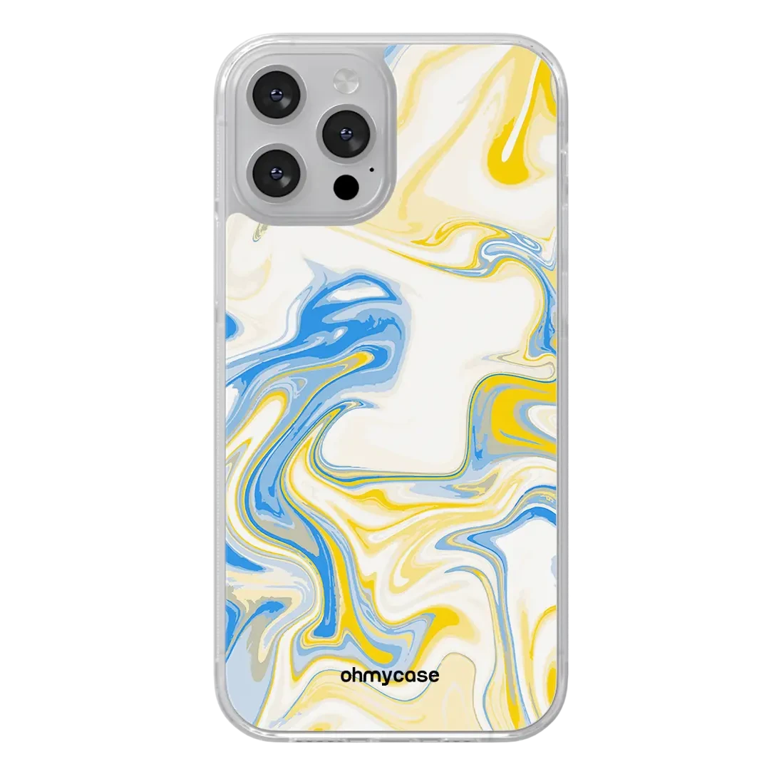 Case - Yellow Liquid Marble