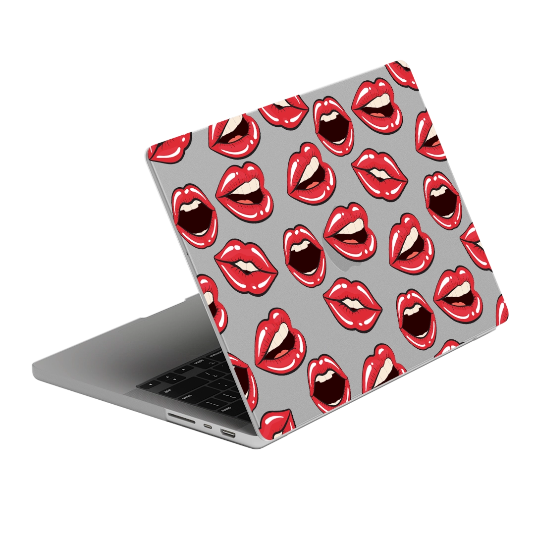 Coque Mac - Lèvres rouges
