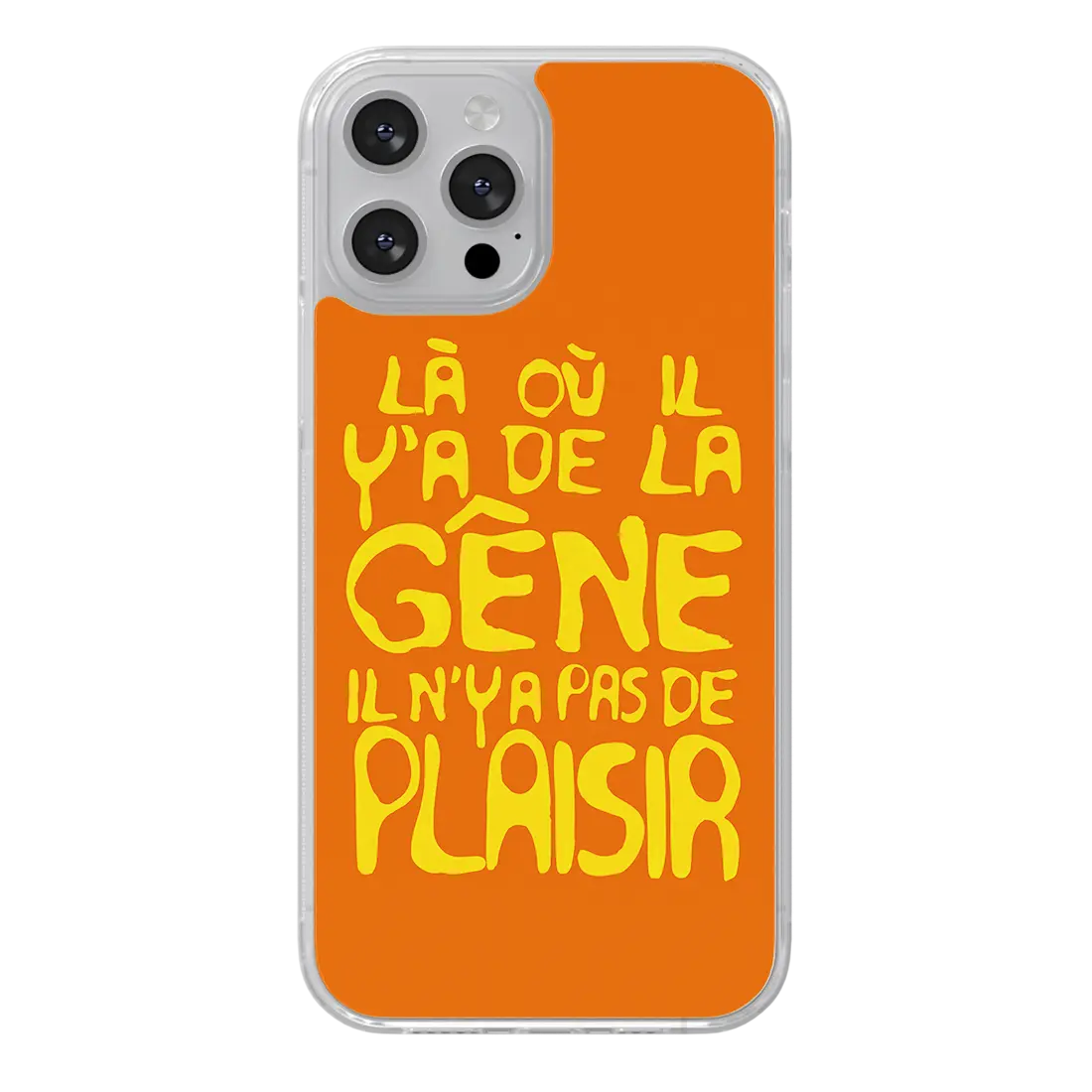 Gêne et plaisir orange - Studio Cfy