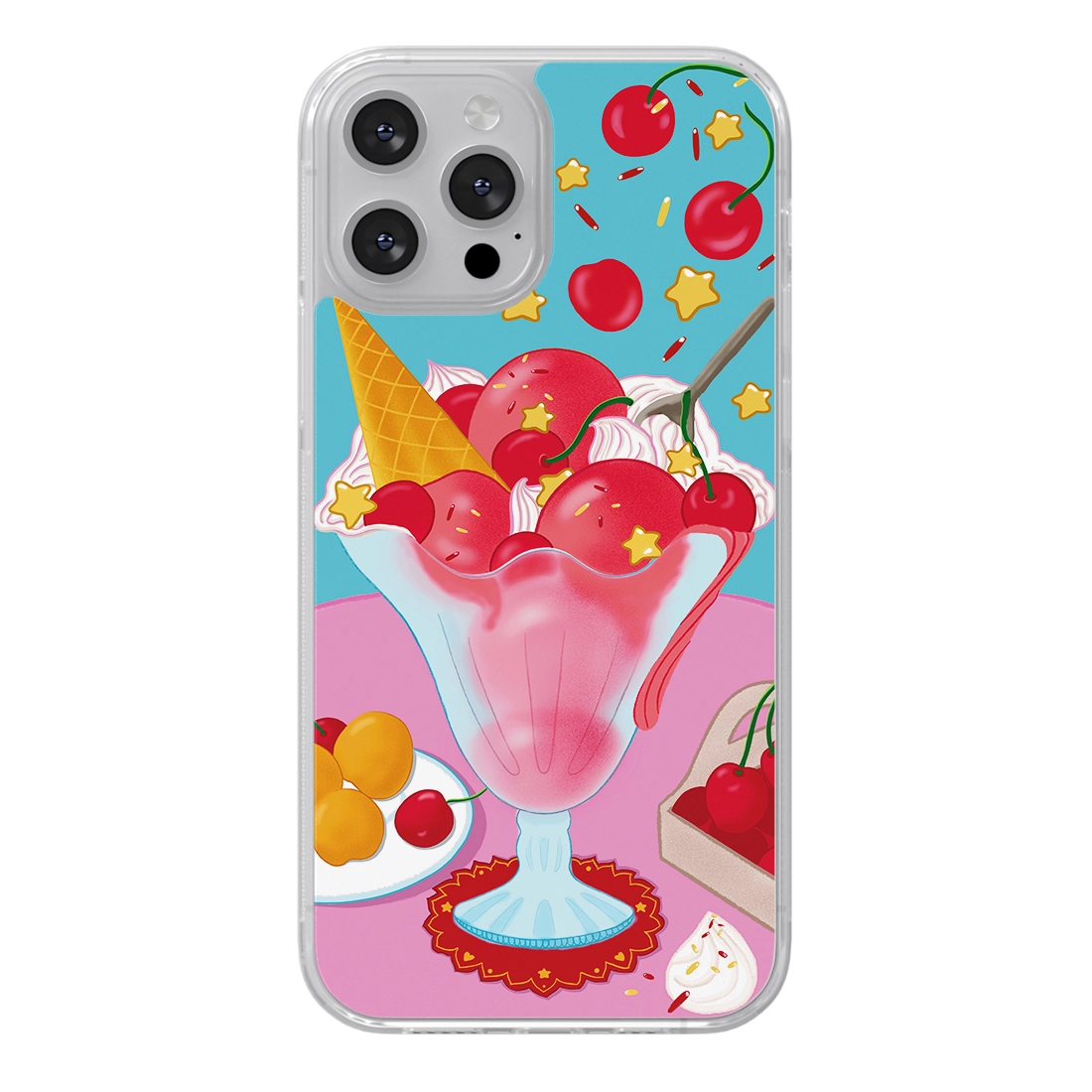 Cherry ice cream - Lucie Pamart