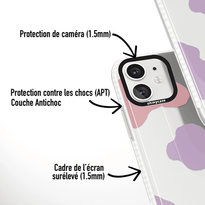 Coque Personnalisée - Lilas Initial - OHMYCASE