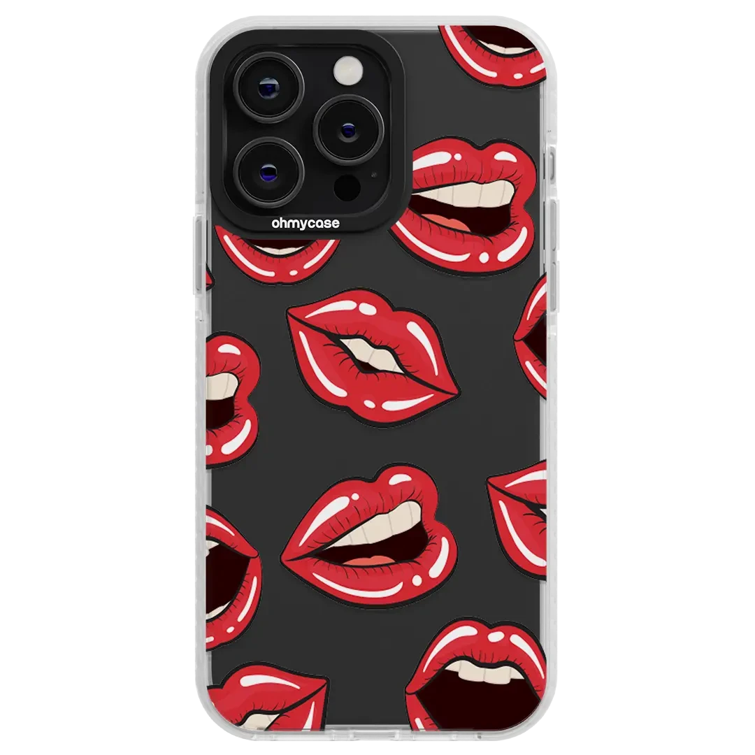 Coque - Lèvres rouges - OHMYCASE