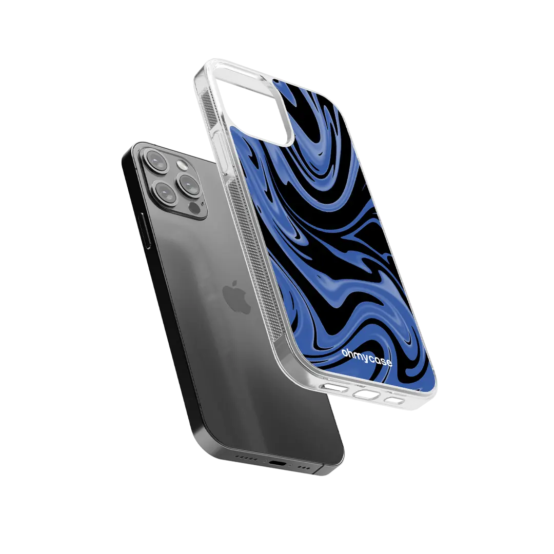 Ohmycase - Coque Liquide Bleu