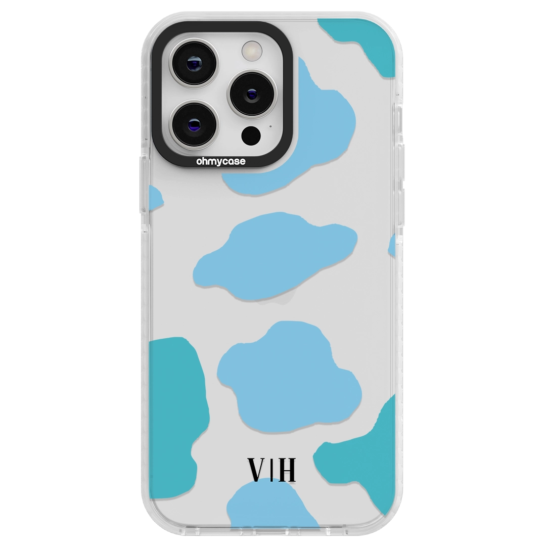 Coque Personnalisée - Blue Initial