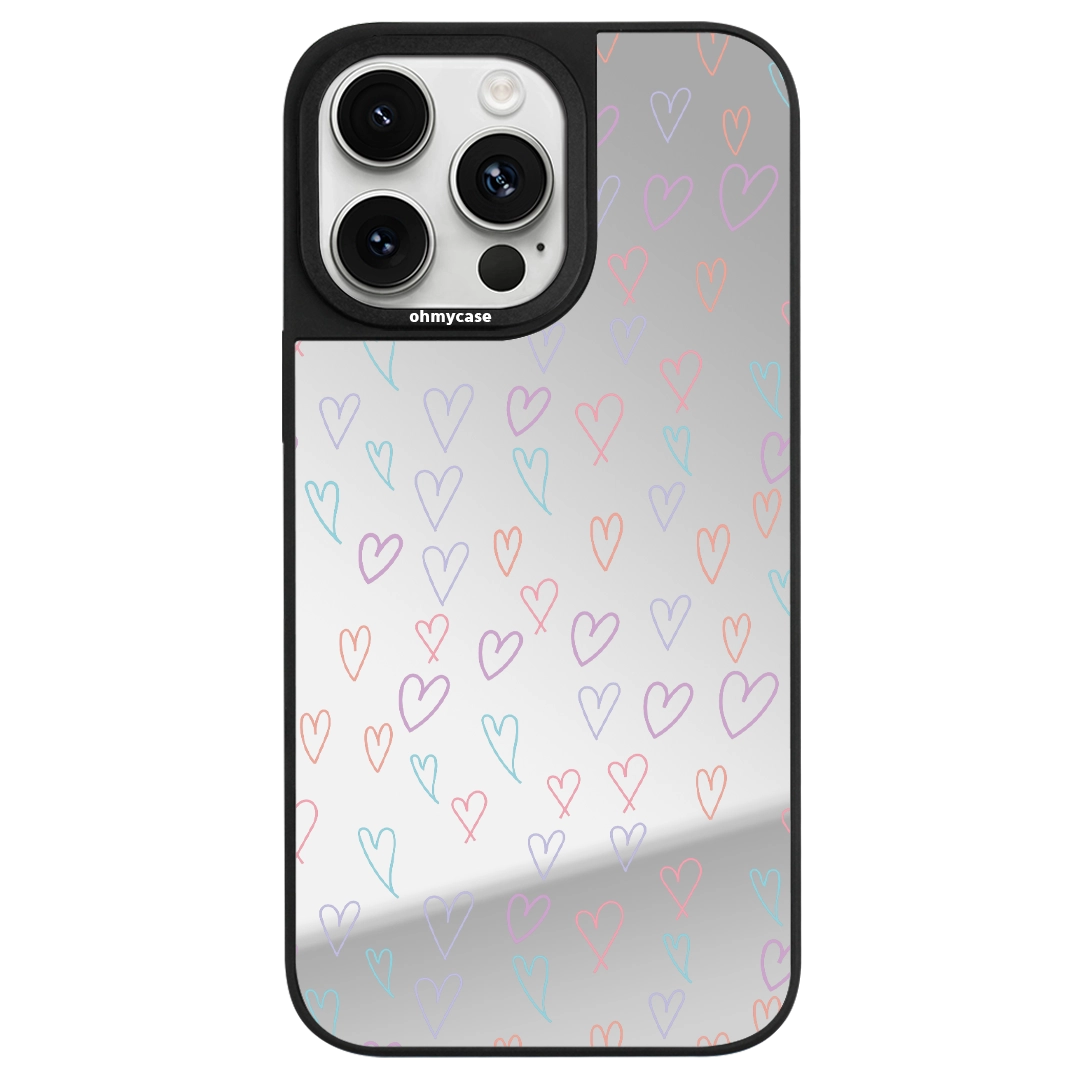 Coque Miroir - Color Heart