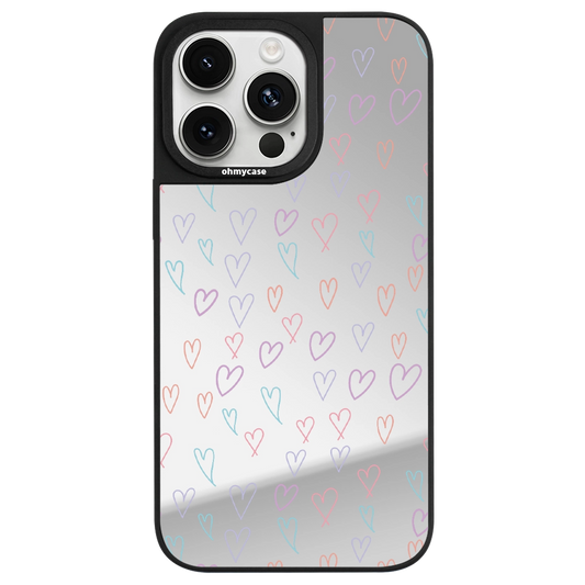 Coque Miroir - Color Heart