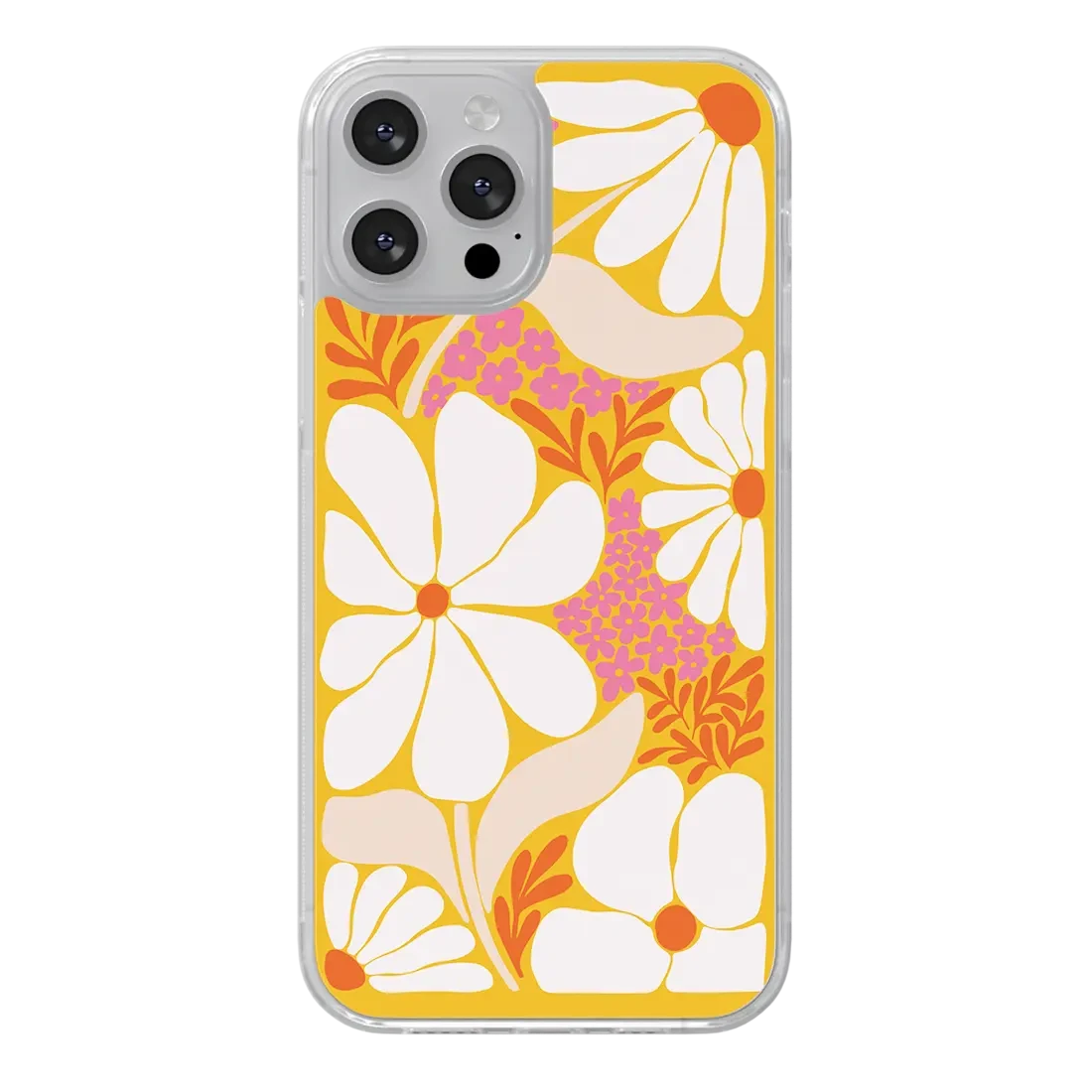 Champs de fleurs blanches