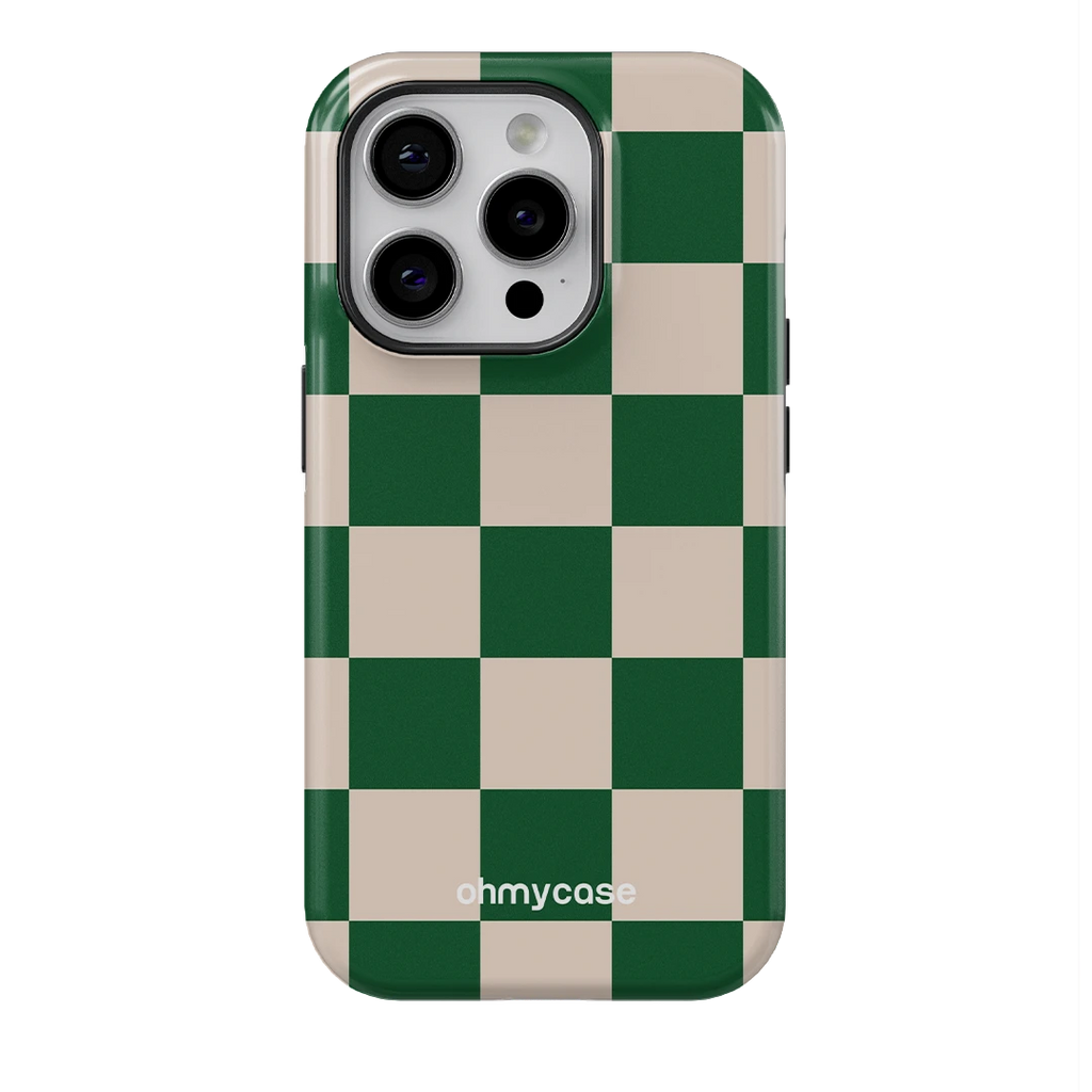 Coque Bold - Green Checkmate