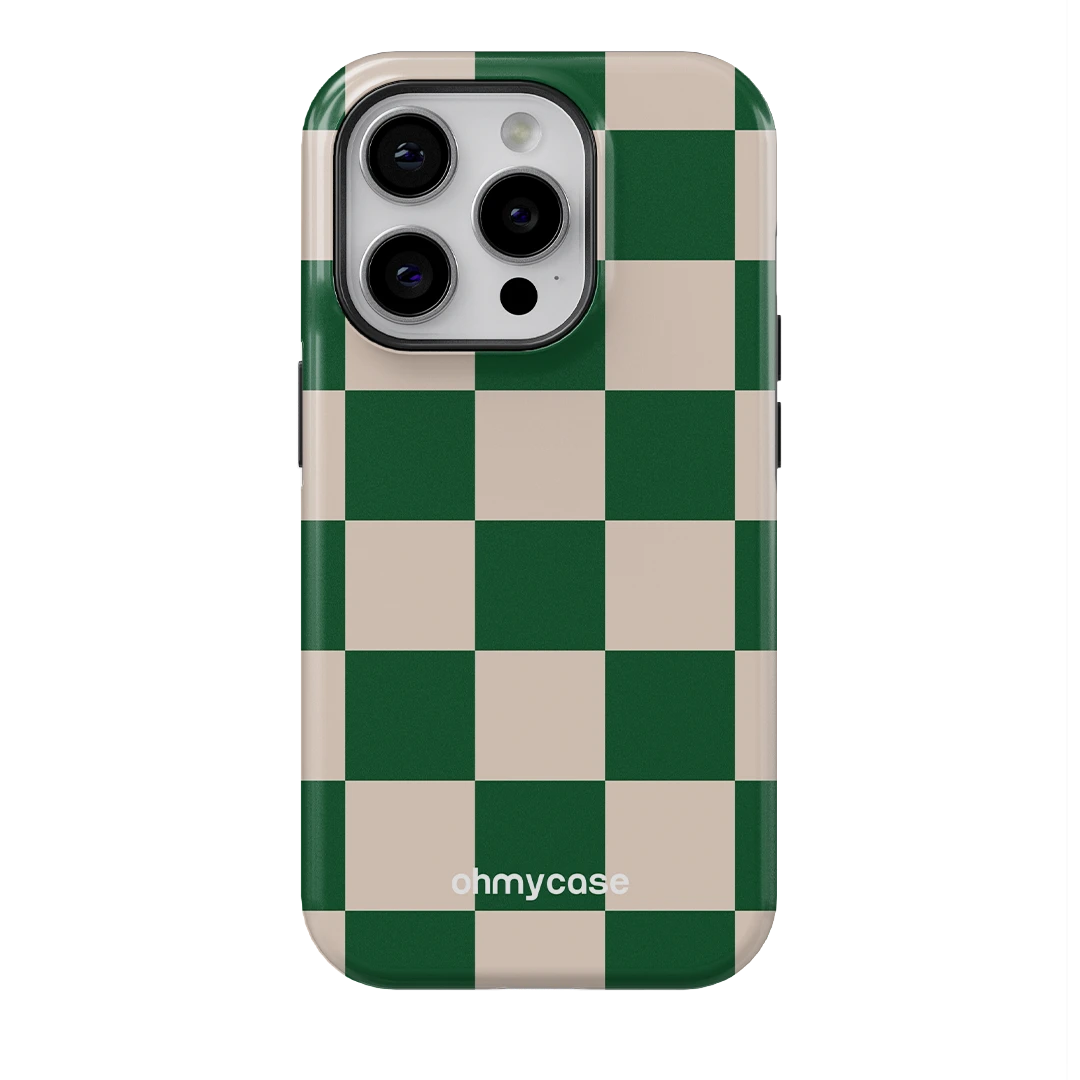 Coque Bold - Green Checkmate