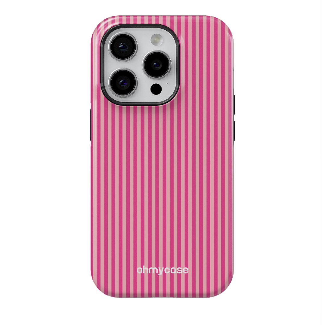 Coque Bold - Striped Pink on Pink