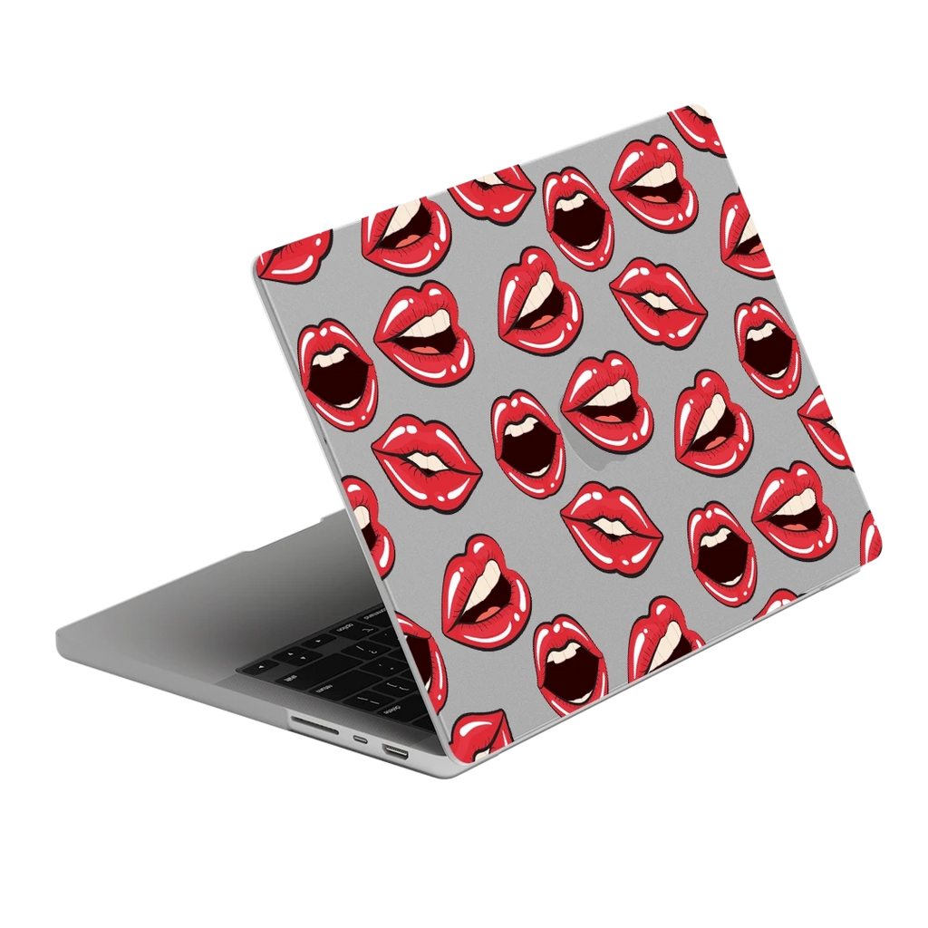 Coque Mac - Lèvres rouges