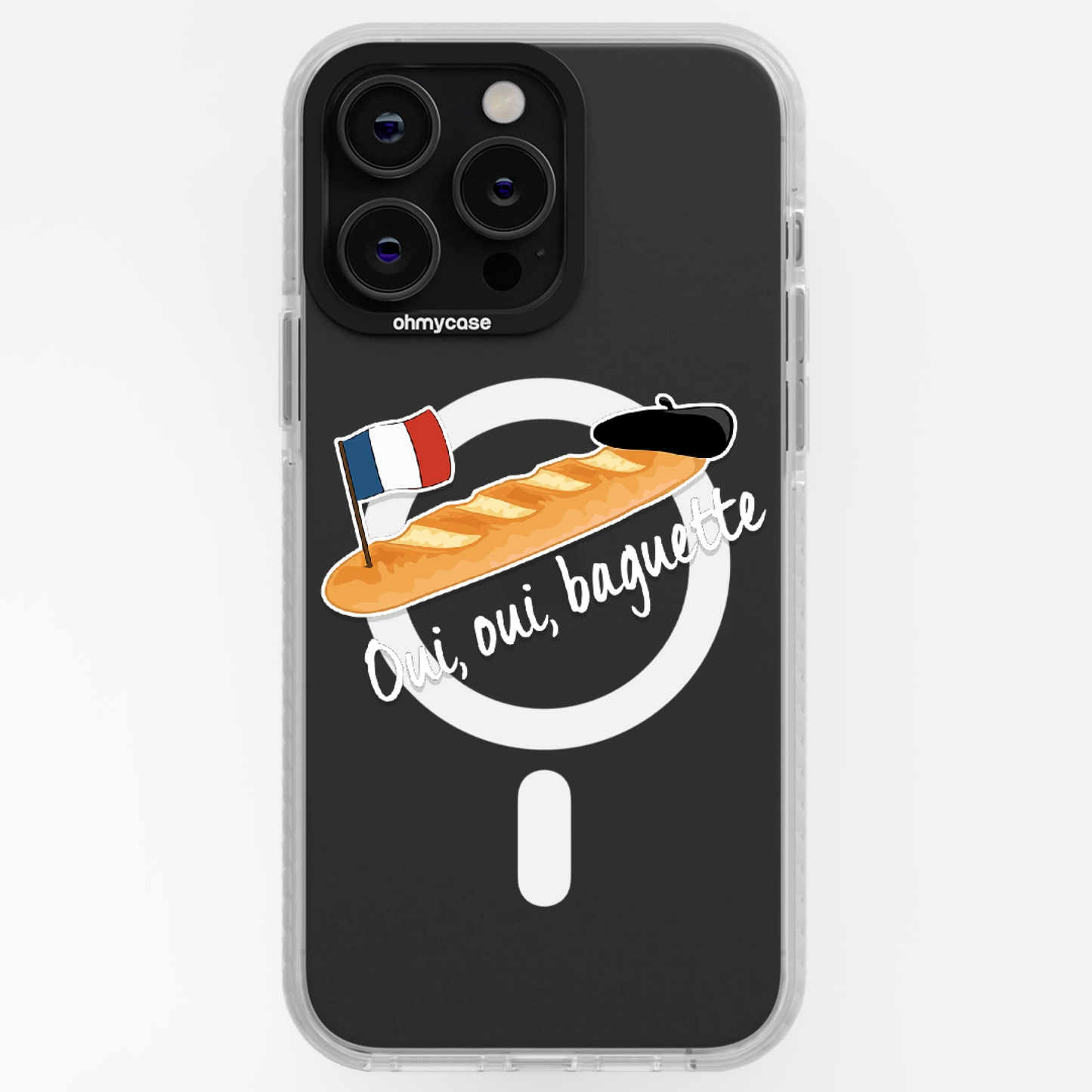 Coque - Oui,oui,baguette (Blanc)