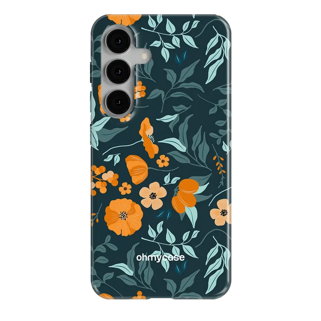 Coque Bold - Orange Flowers