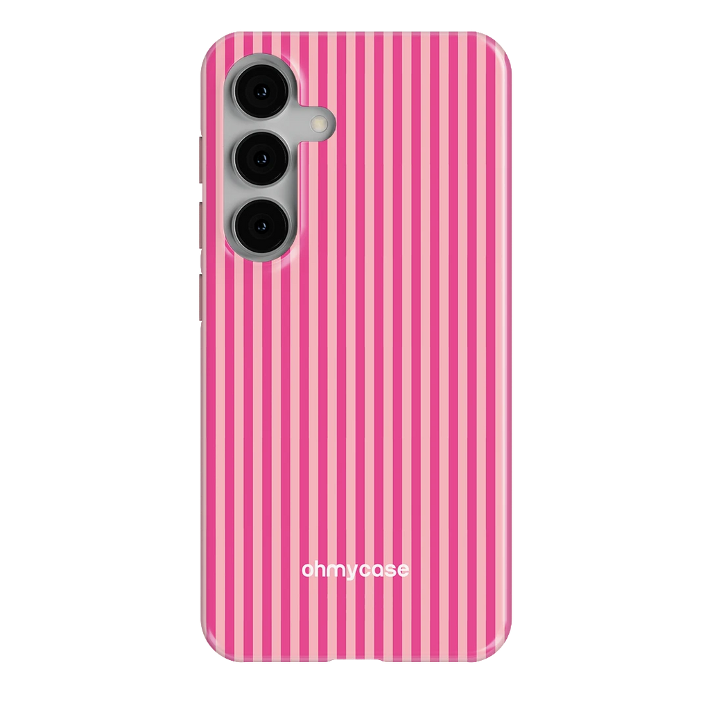Coque Bold - Striped Pink on Pink