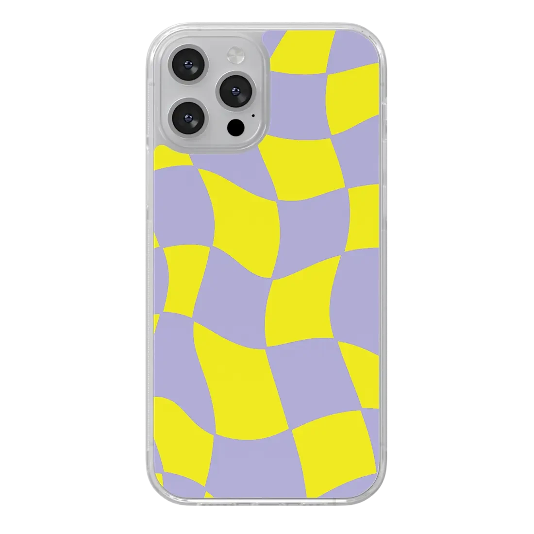 Yellow Purple Checkerboard - Ophelie