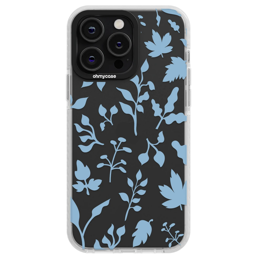 Feuilles automne bleu - Eva Corbisier