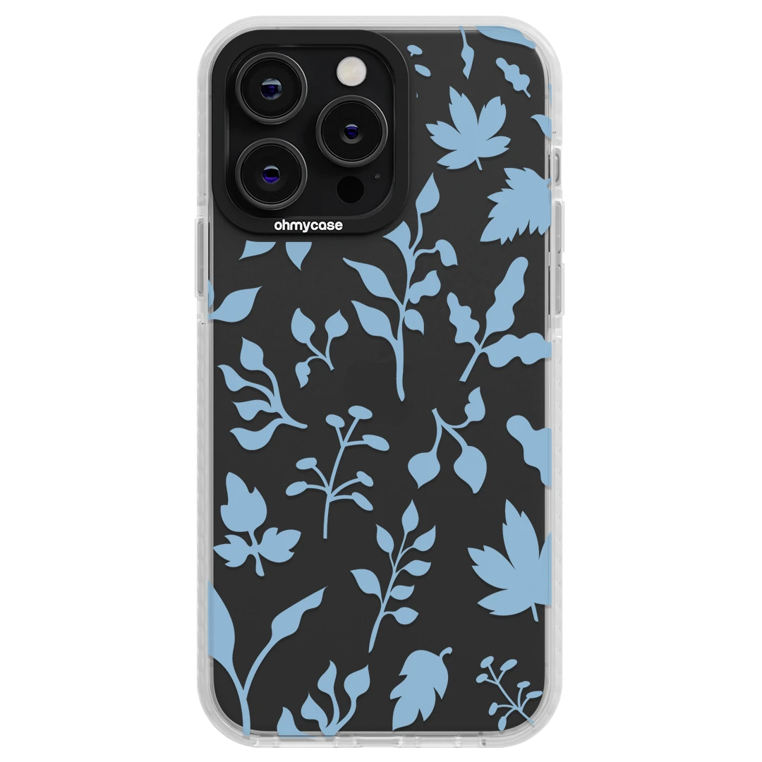 Feuilles automne bleu - Eva Corbisier