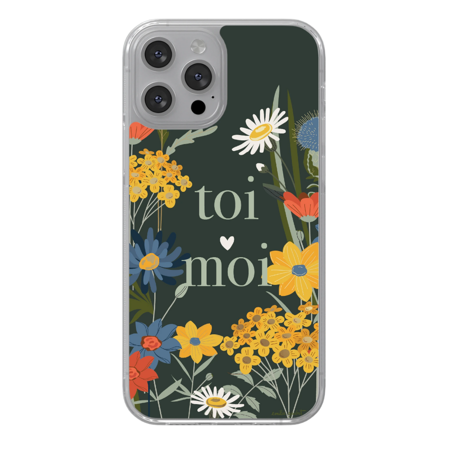 Fleurs des champs toi moi vert - Émilie GAUVRIT