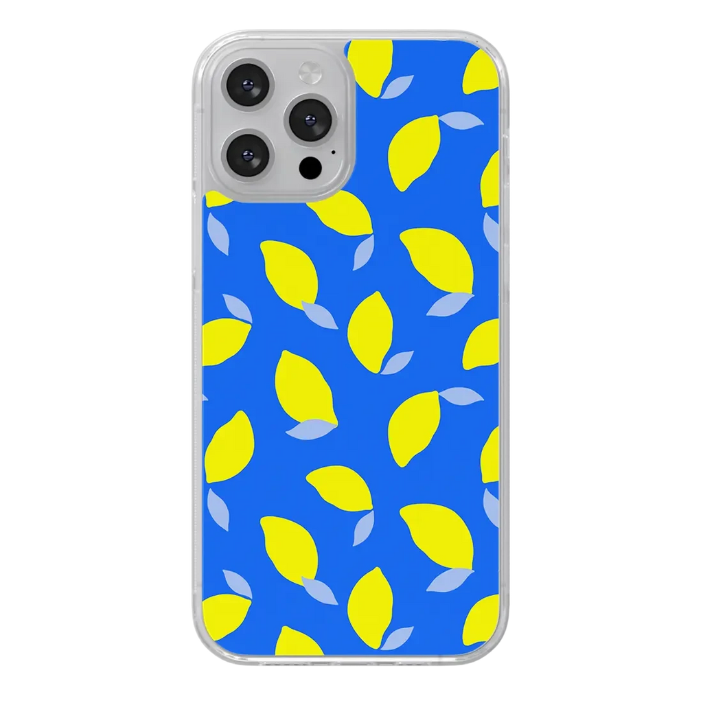 Lemons Blue - Natpatterns