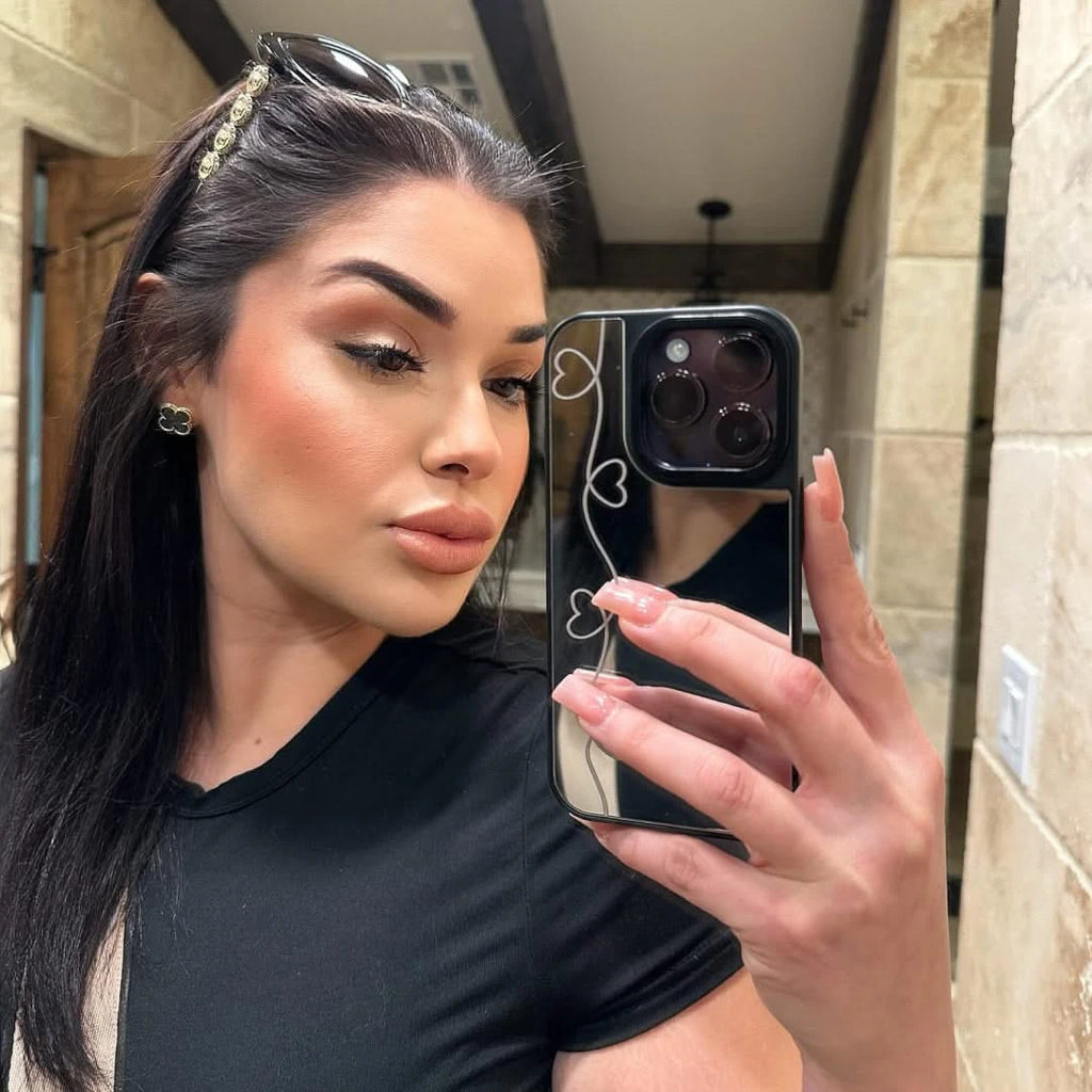 Coque Miroir - Coeur