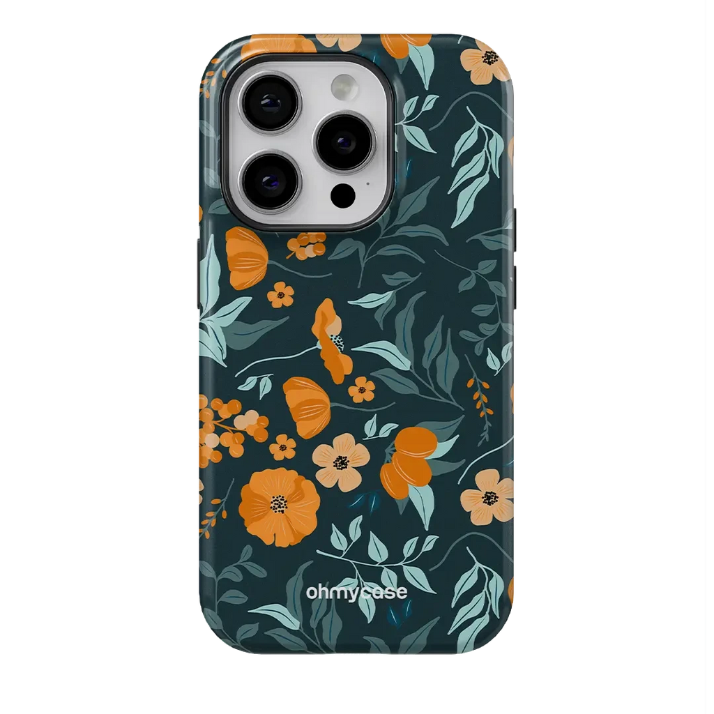 Coque Bold - Orange Flowers