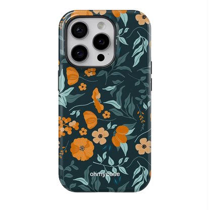 Coque Bold - Orange Flowers