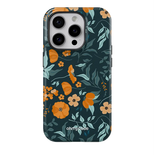 Coque Bold - Orange Flowers