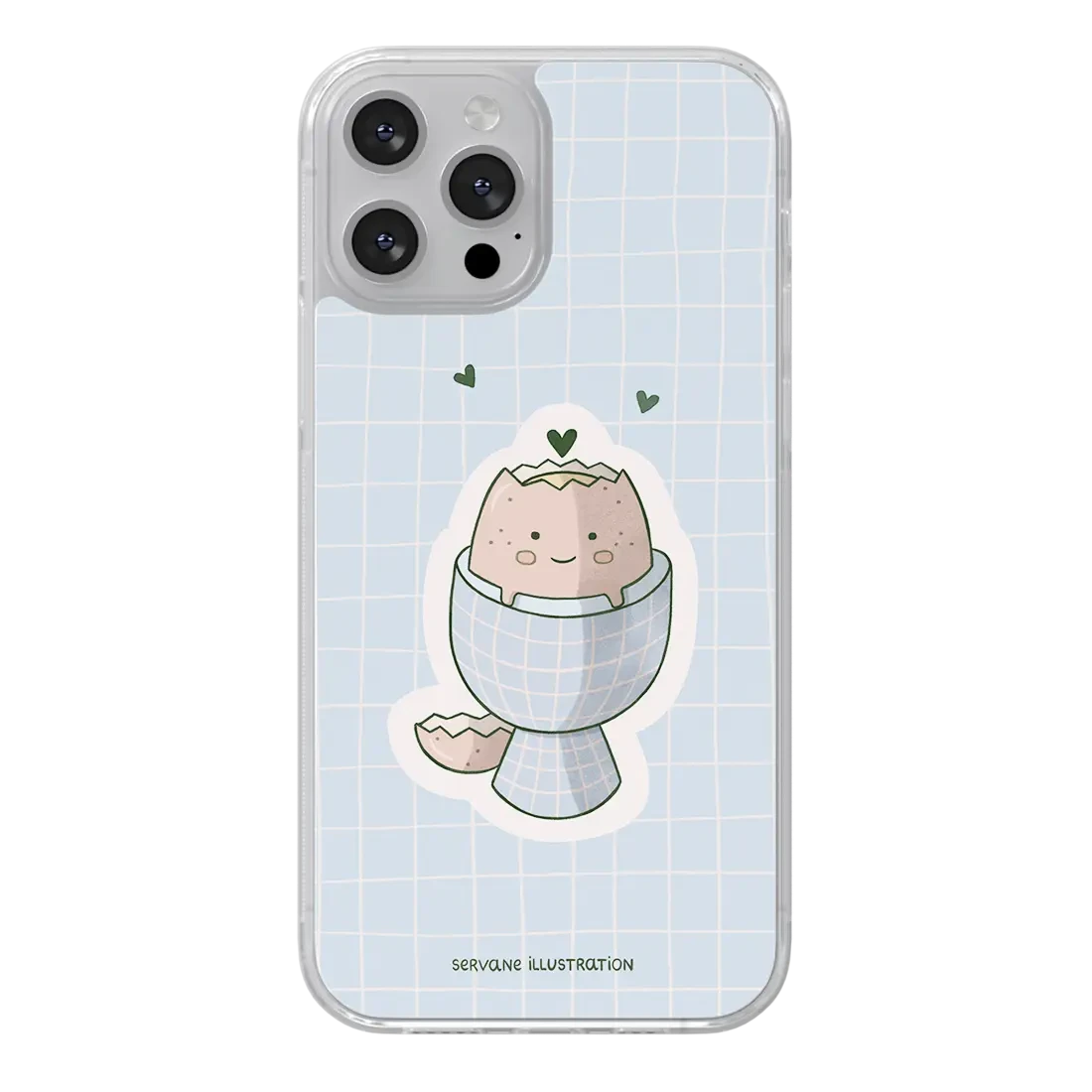 Oeuf à la coque - Servane illustration