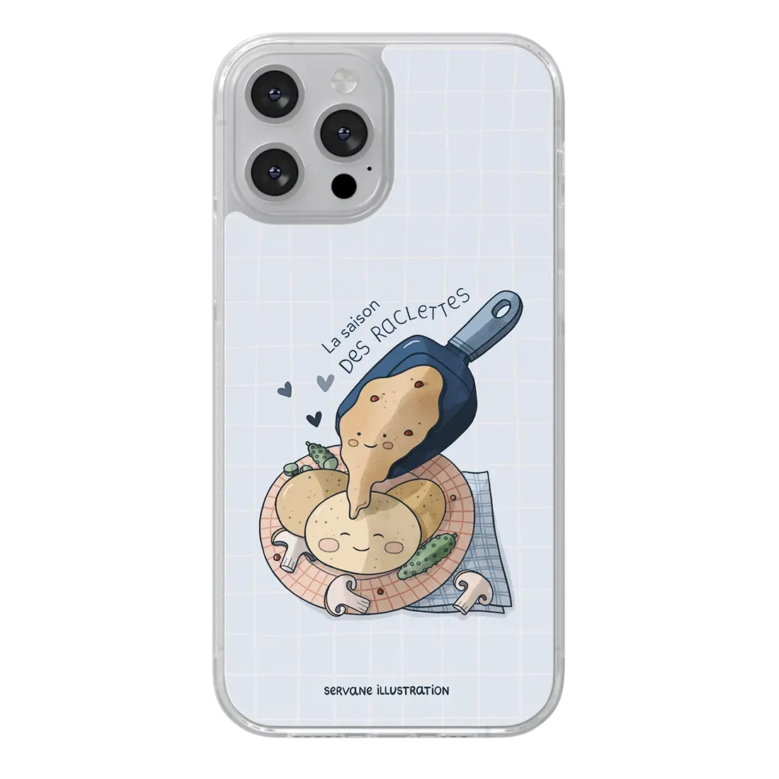 Saison des raclettes - Servane illustration