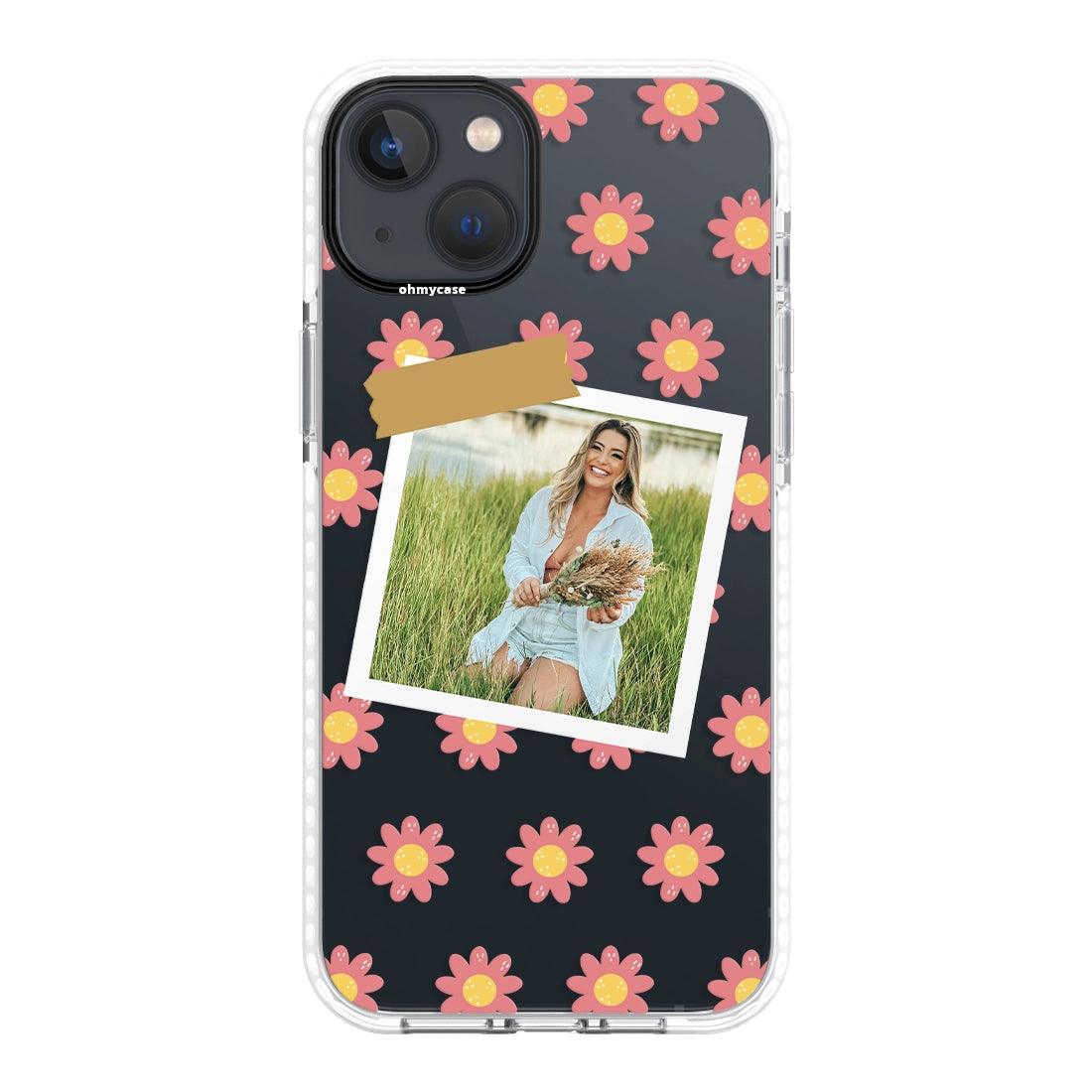 Coque Polaroid - Pink Flower - OHMYCASE